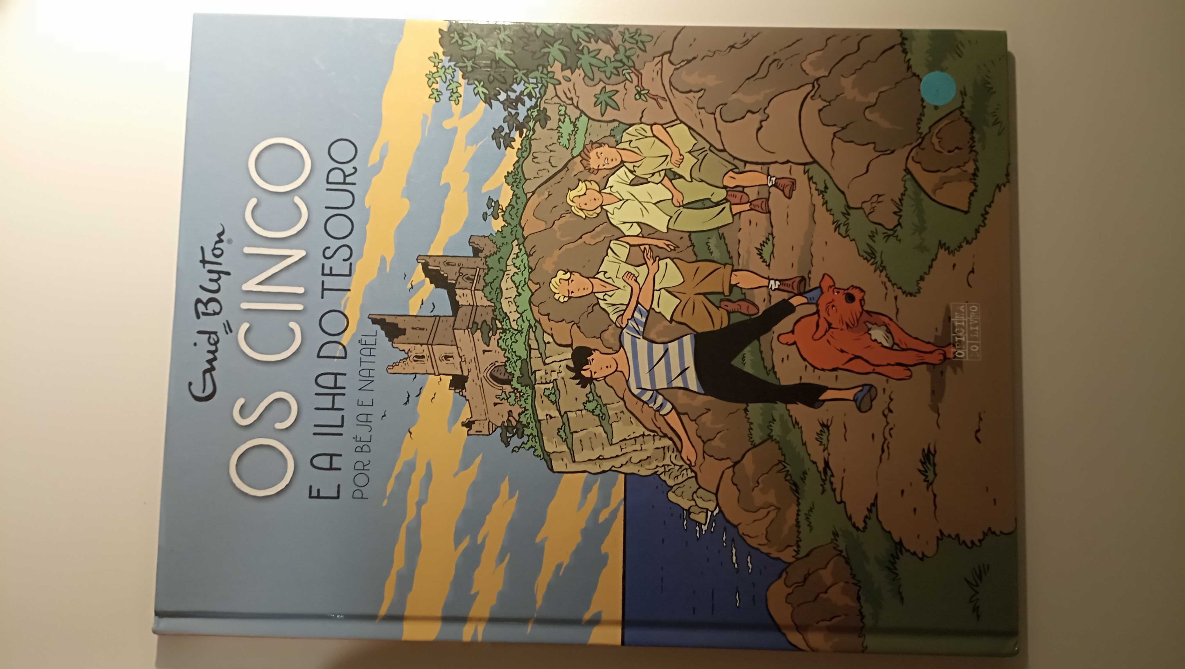 Livro Os Cinco e a Ilha do Tesouro