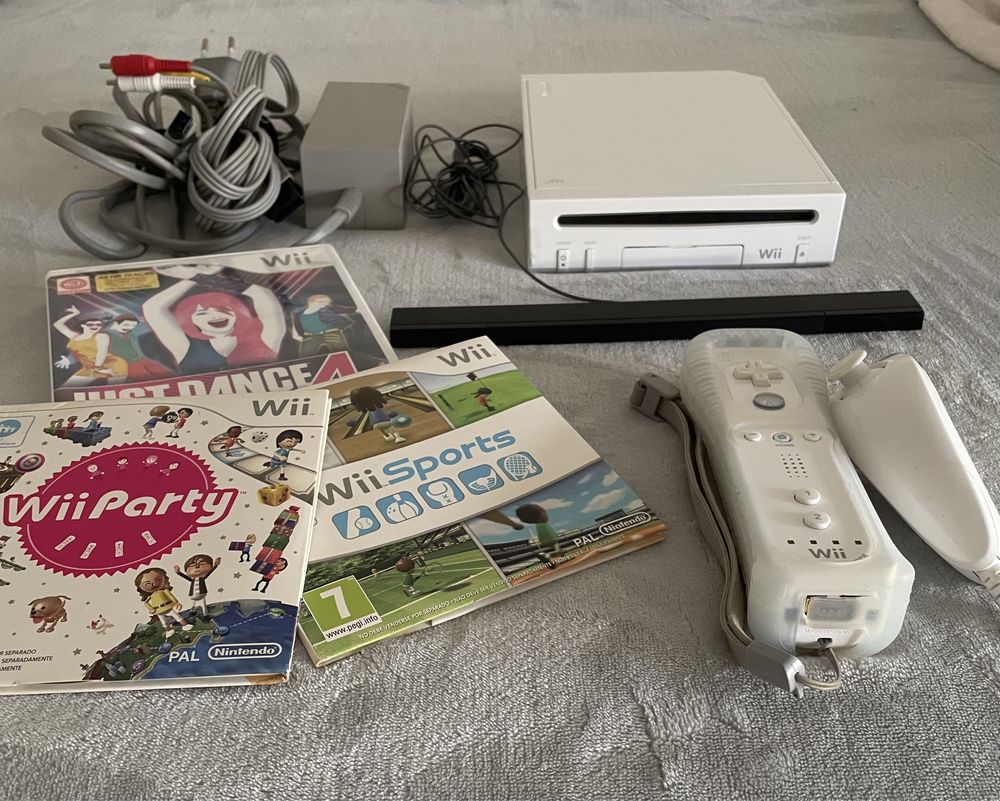 Nintendo Wii com jogos