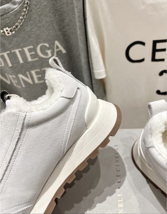 Жіночи осінні утеплені кросівки Брунелло Brunello