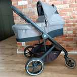 Wózek gondola i spacerówka 2w1 cybex balios s w kolorze Soho Grey