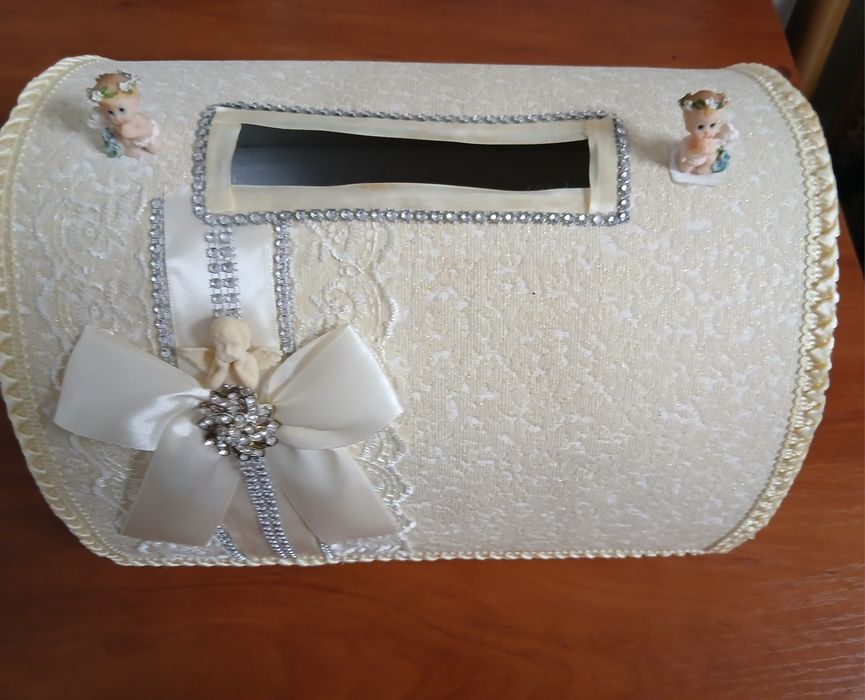 Коробка для грошей, подарунка на хрестини