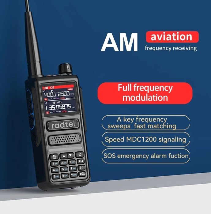 Радиостанция Radtel RT-470 РЕАЛЬНЫХ 10Вт
