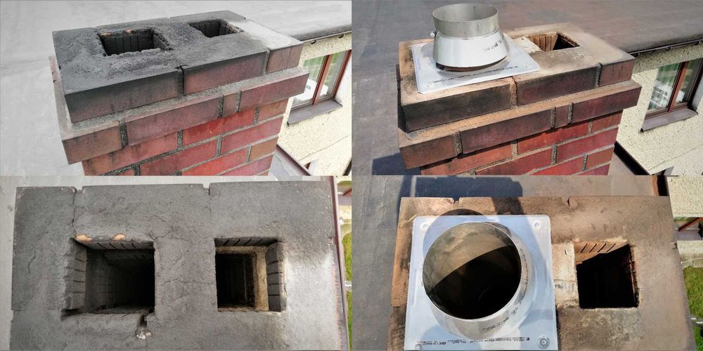 Naprawa komina frezowanie renowacja kominów wkłady szlamowanie komina