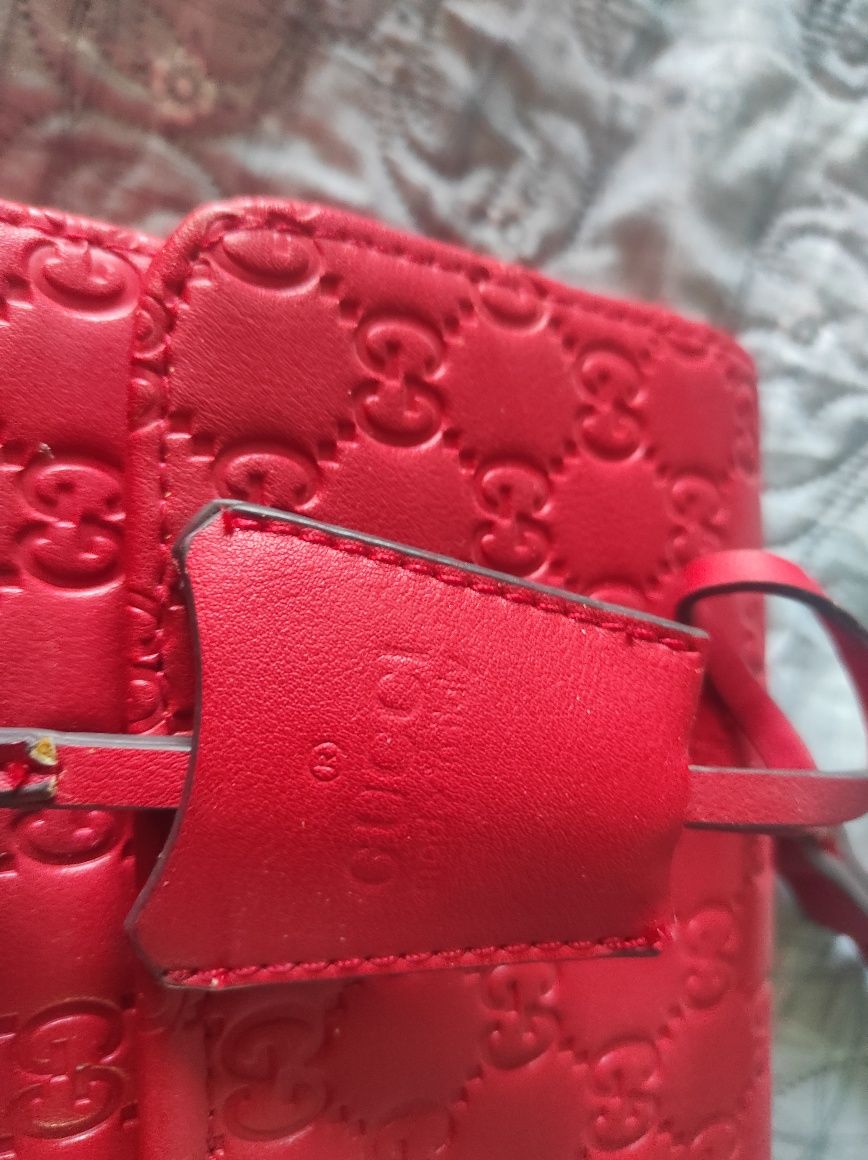 Сумка GUCCI червона