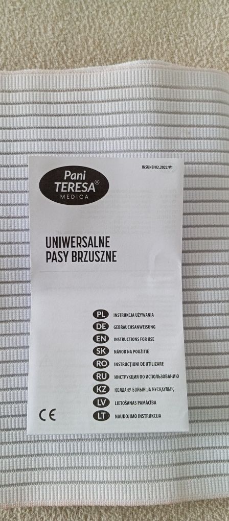 Uniwersalny pas brzuszny medyczny