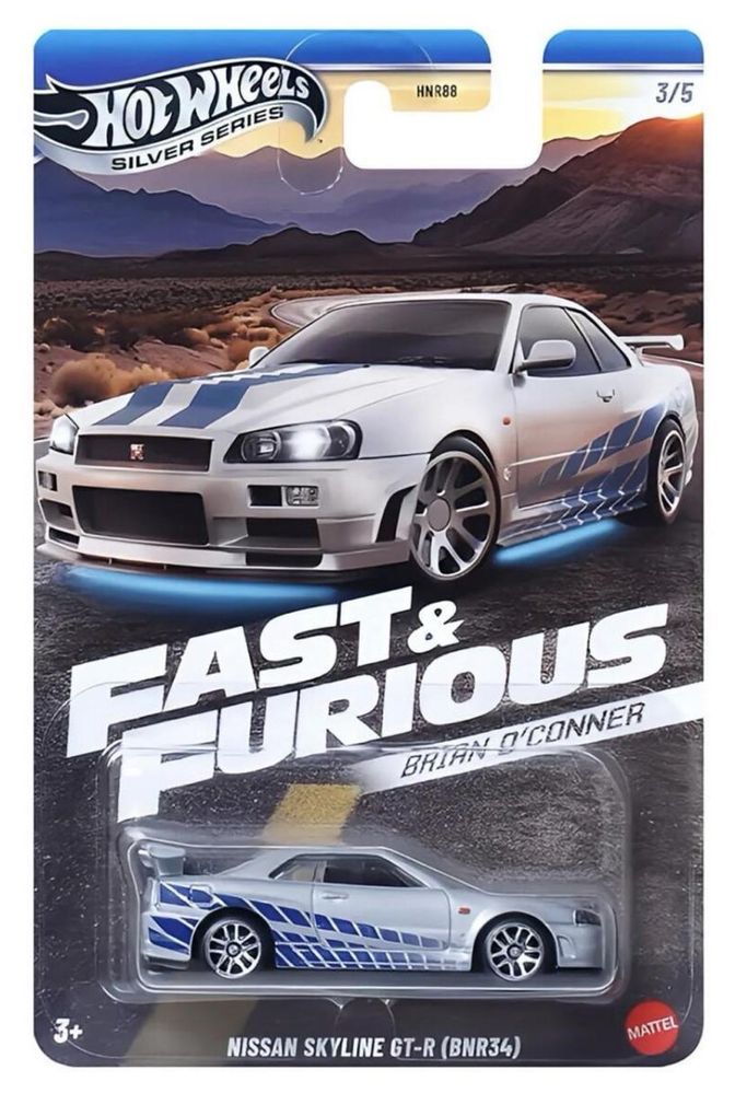 Hot Wheels Nissan GTR Fast and Furious 2025