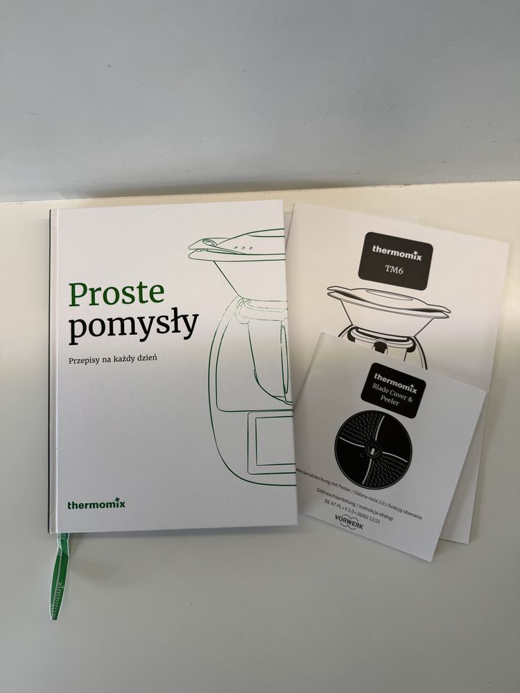 NOWY Thermomix TM6 biały+ CUTTER+ Sensor temperatury