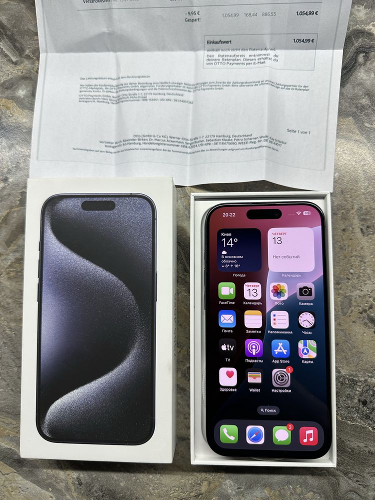 Iphone 15 Pro 128гб Неверлок Идеал Европеец