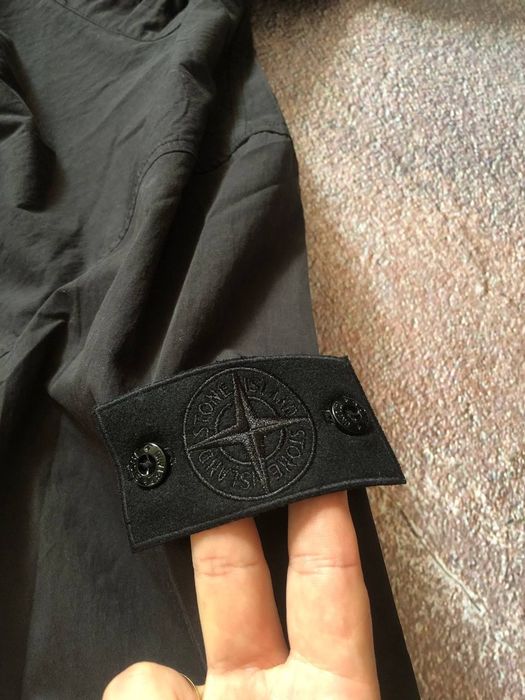 Анорак Stone Island Ghost Cotton Nylon Tela black
