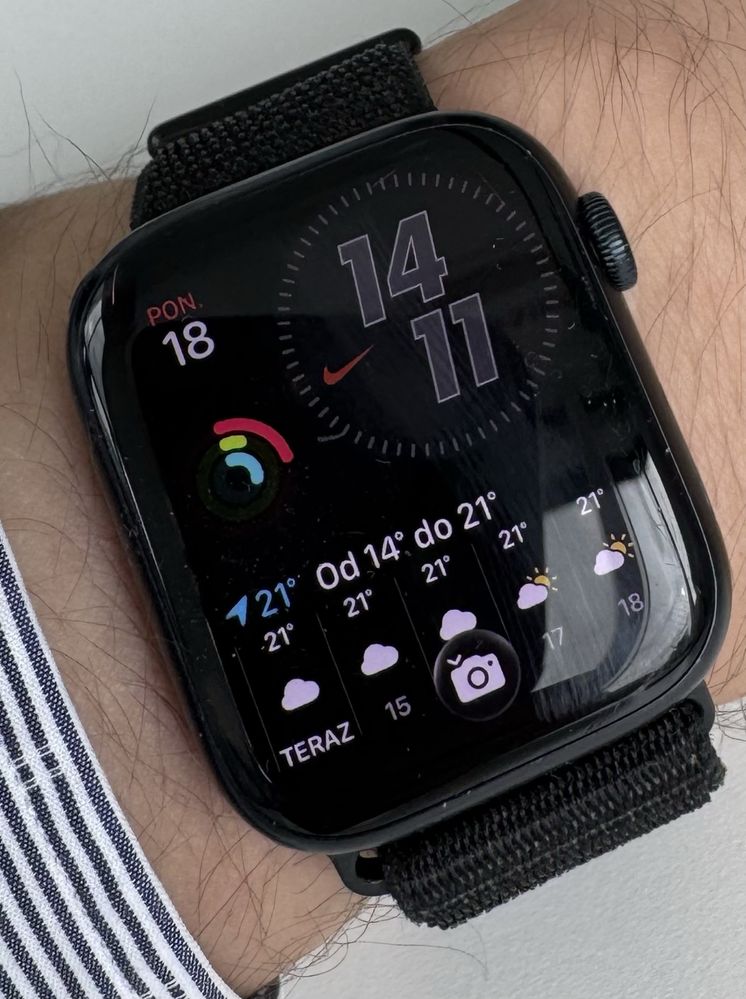 Apple Watch 7 series 44mm wersja Nike