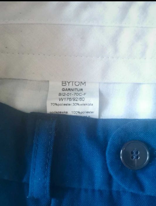 Garnitur Bytom granatowy W176/92/80