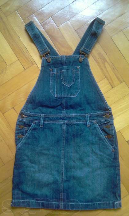 Джинсовый сарафан р-р S