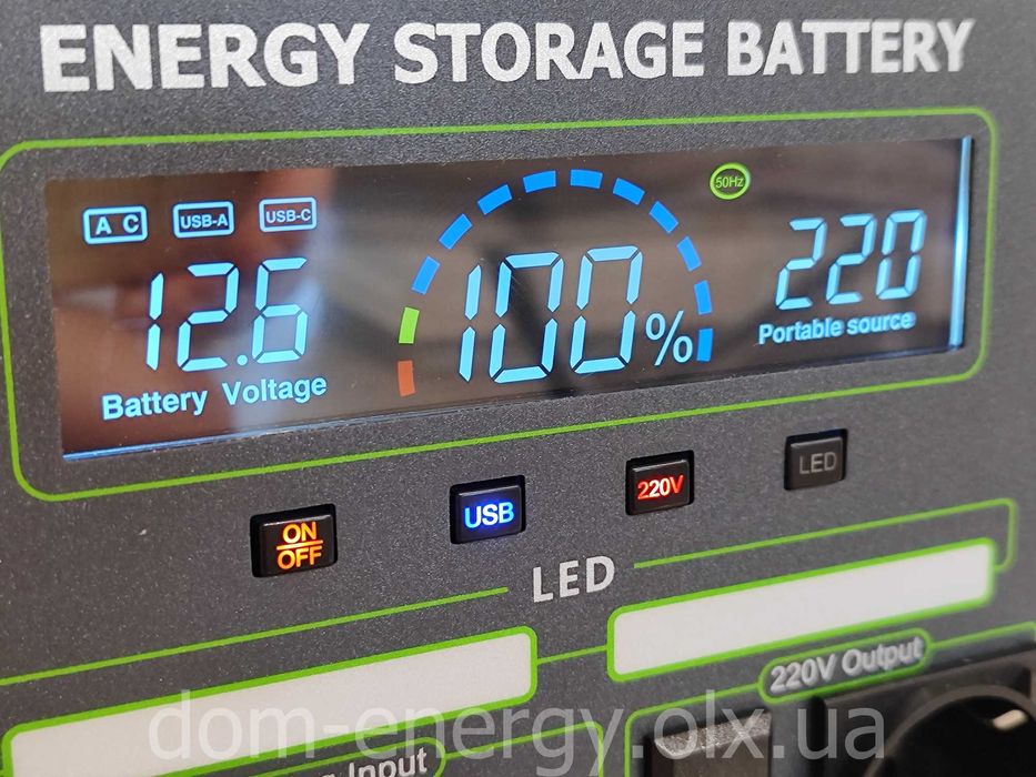 Портативная зарядная станция 600Вт Energy Storage 600W электростанция