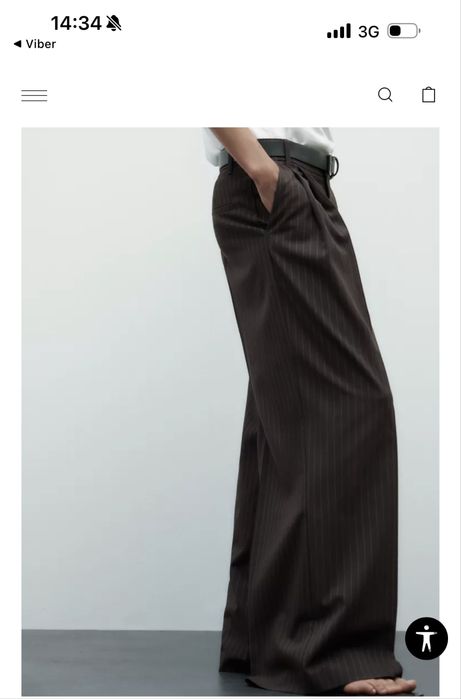 Брюки палаццо Zara