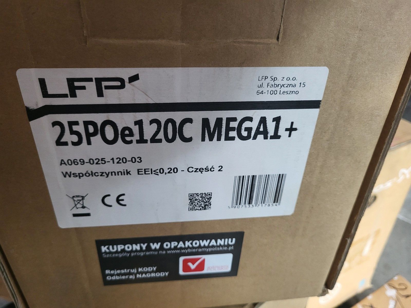 Pompa obiegowa LFP  25POe120C MEGA1+
