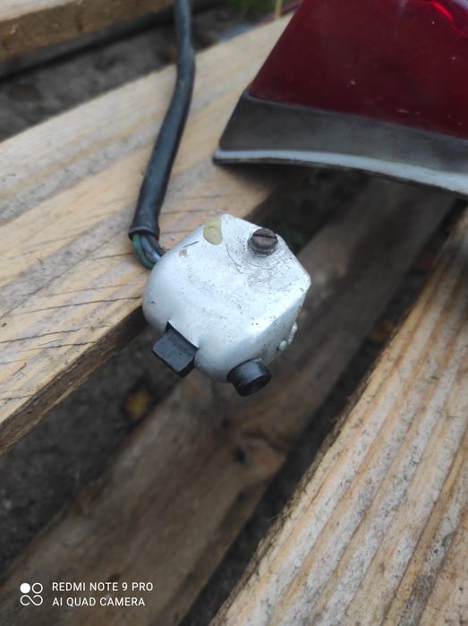 Lampa przód + lampa tył przełącznik świateł Romet motorynka pony 15.5