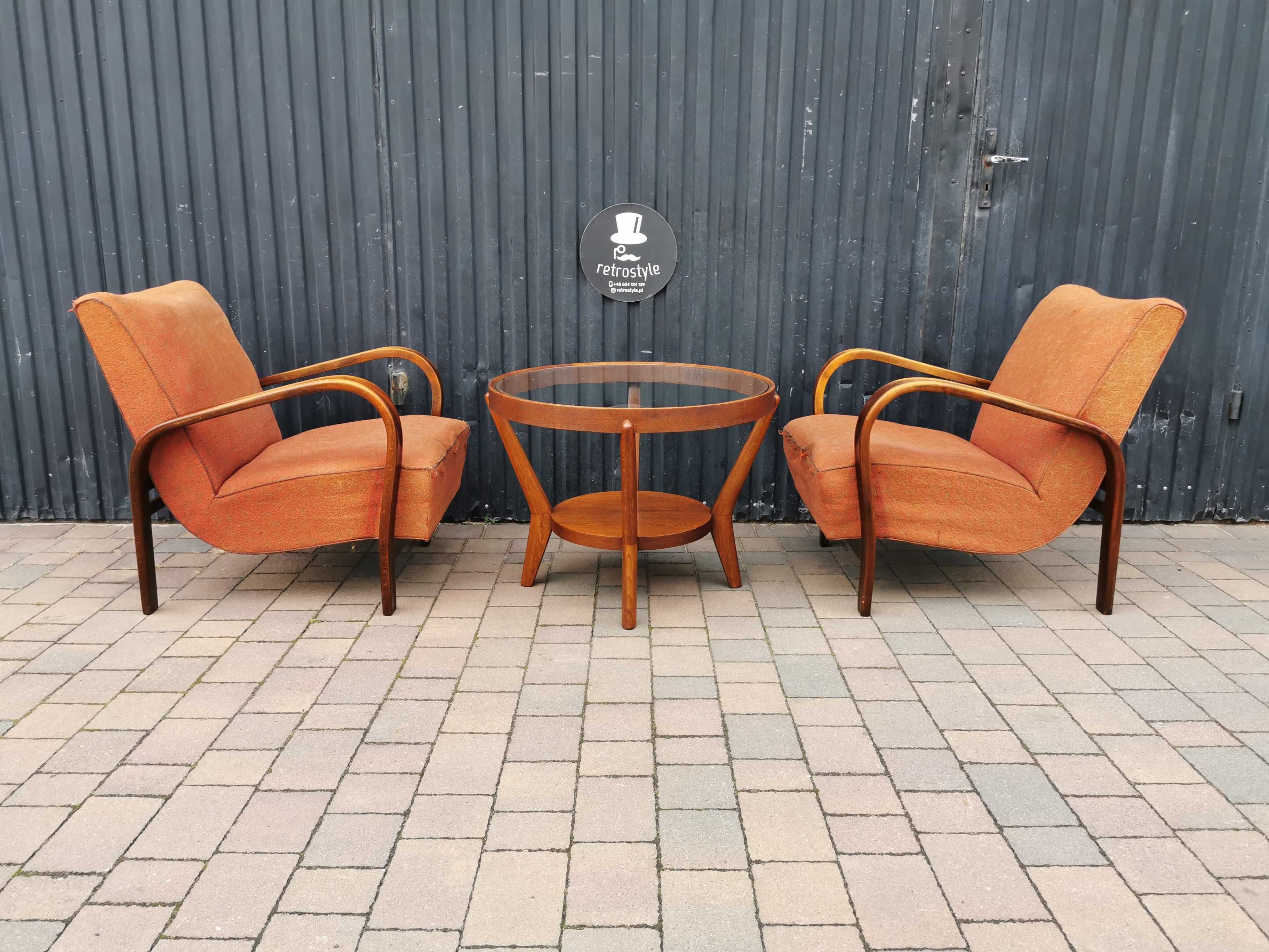 Zestaw ART DECO Kropáček & Koželka, Czechosłowacja '40-'60, Retro, PRL