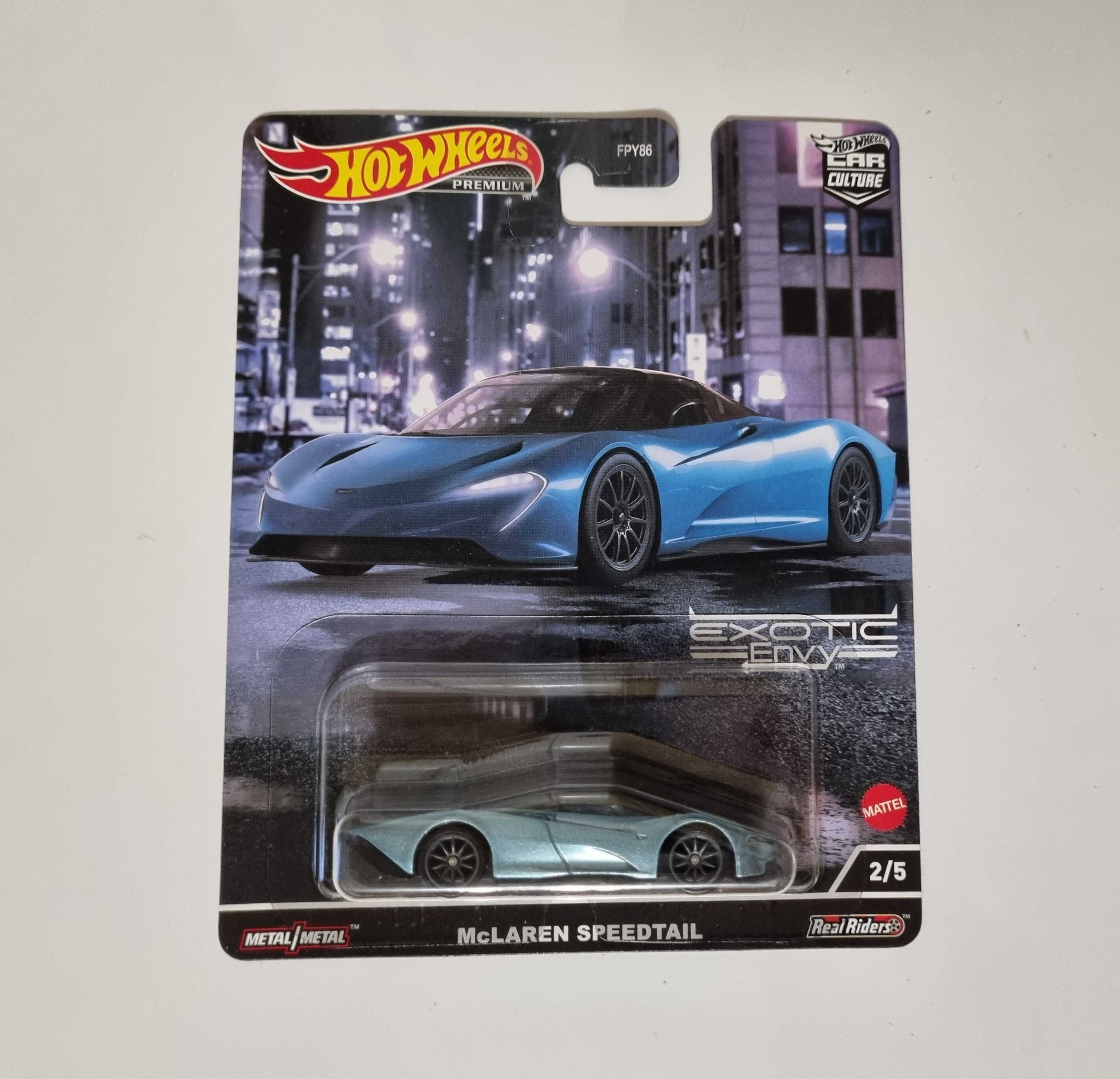 Hot Wheels Premium McLaren Speedtail Exotic Envy autko resorak