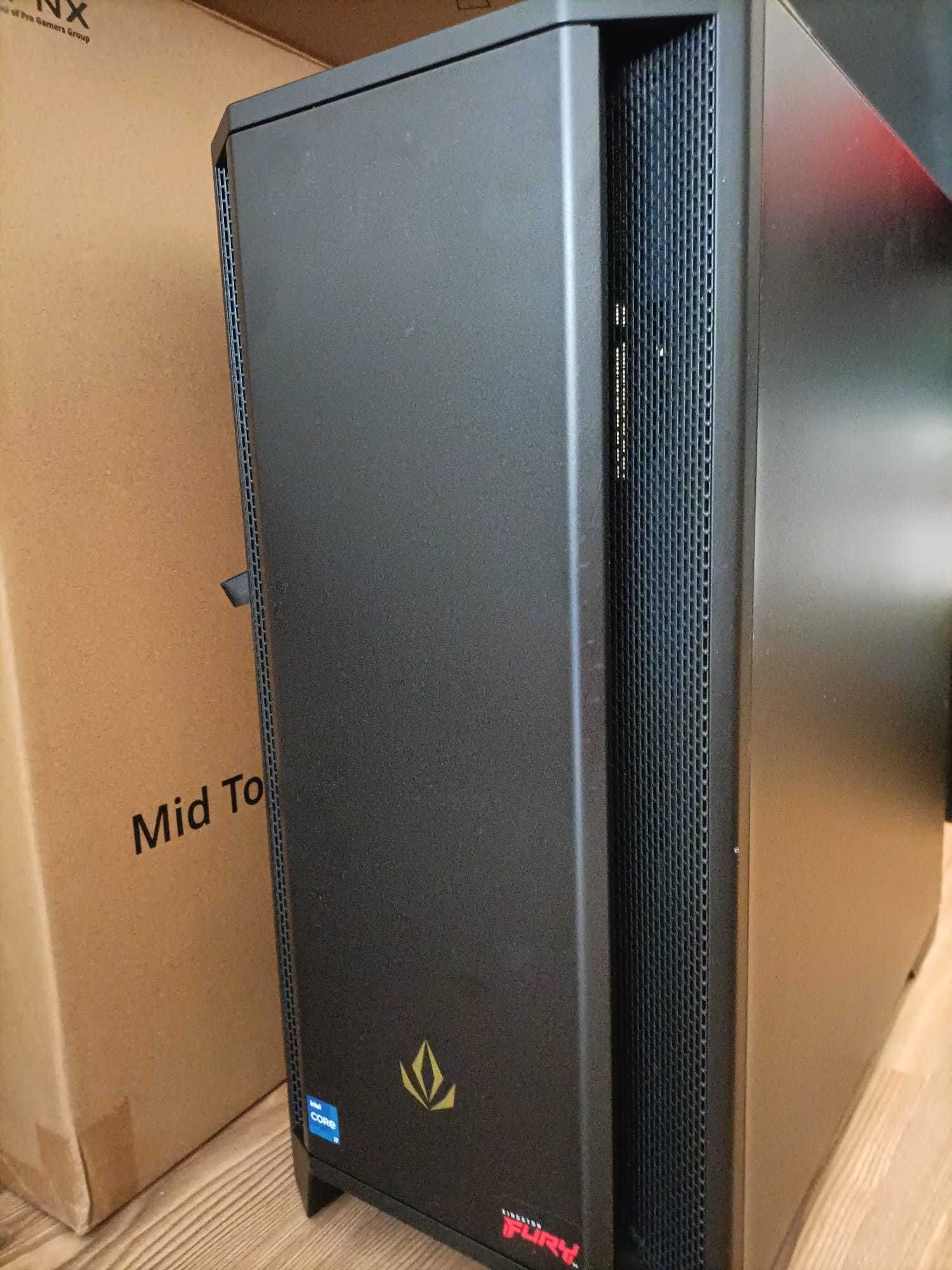 Caixa PC Forgeon Mithril ARGB Cristal Templado USB 3.2 preto