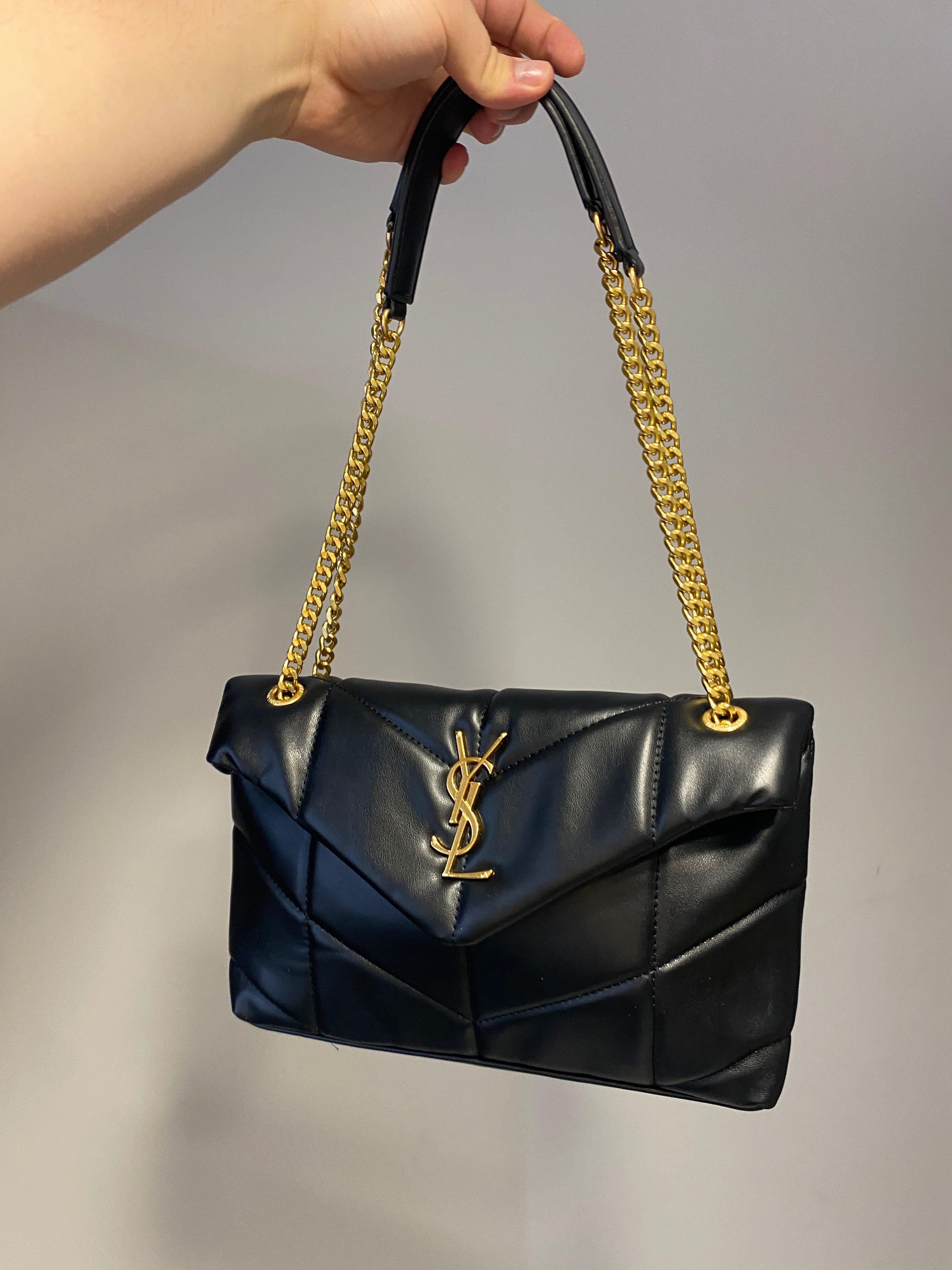Saint Laurent toy torebka skóra naturalna