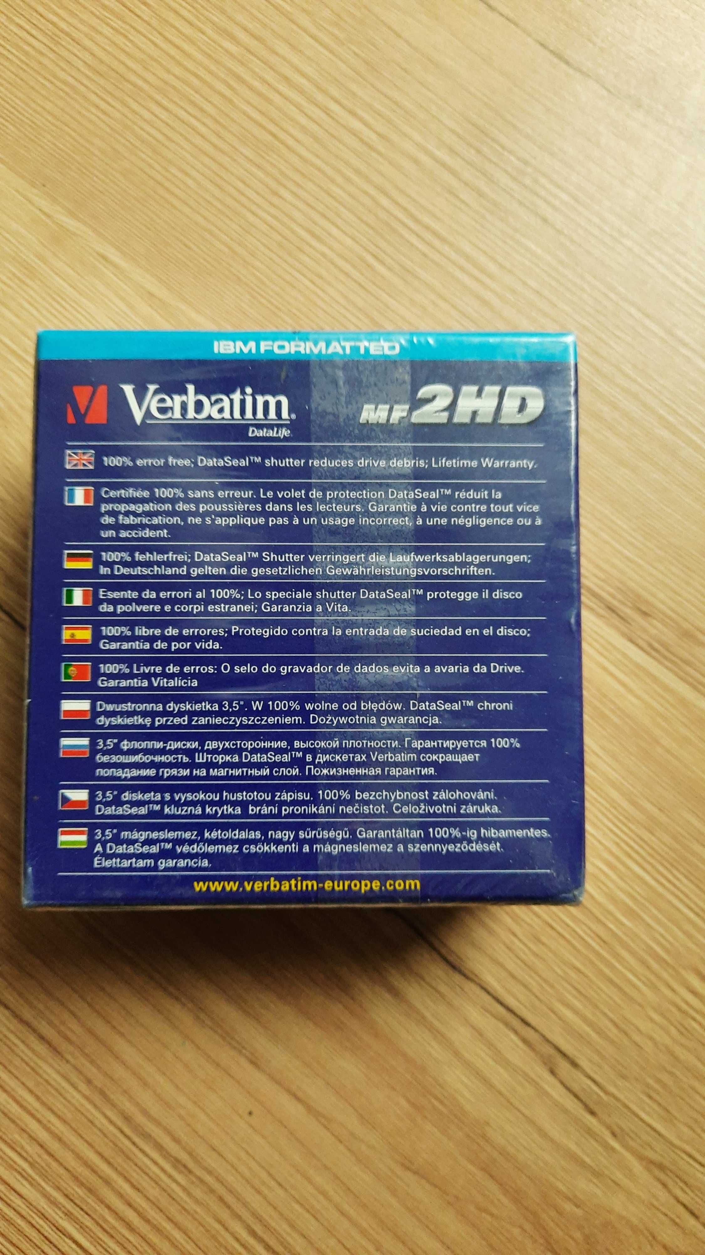 Dyskietki Verbatim MF 2HD 1,44 MB