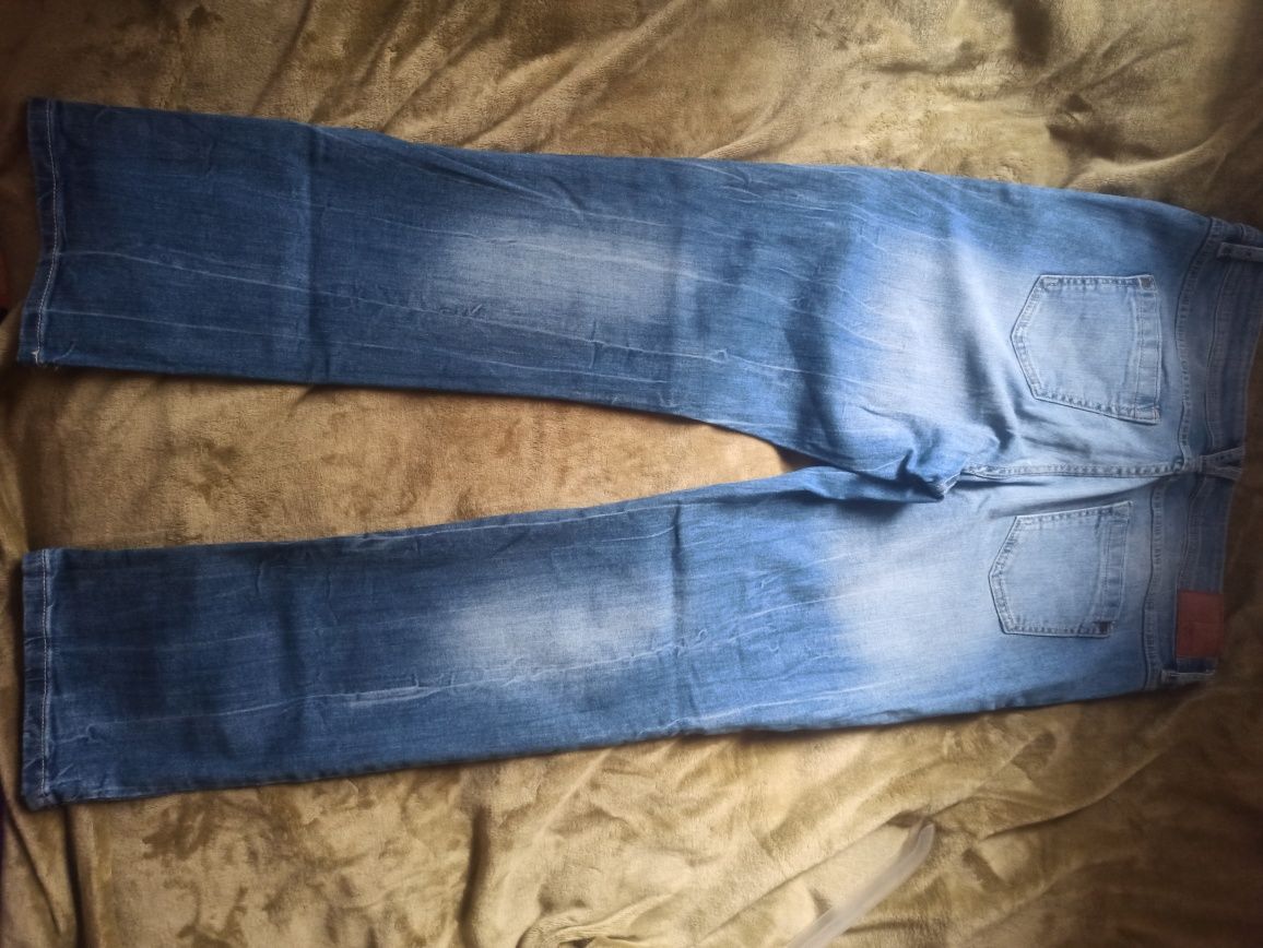 Spodnie dżinsowe dżinsy jeansy jeans jasne w33 l30