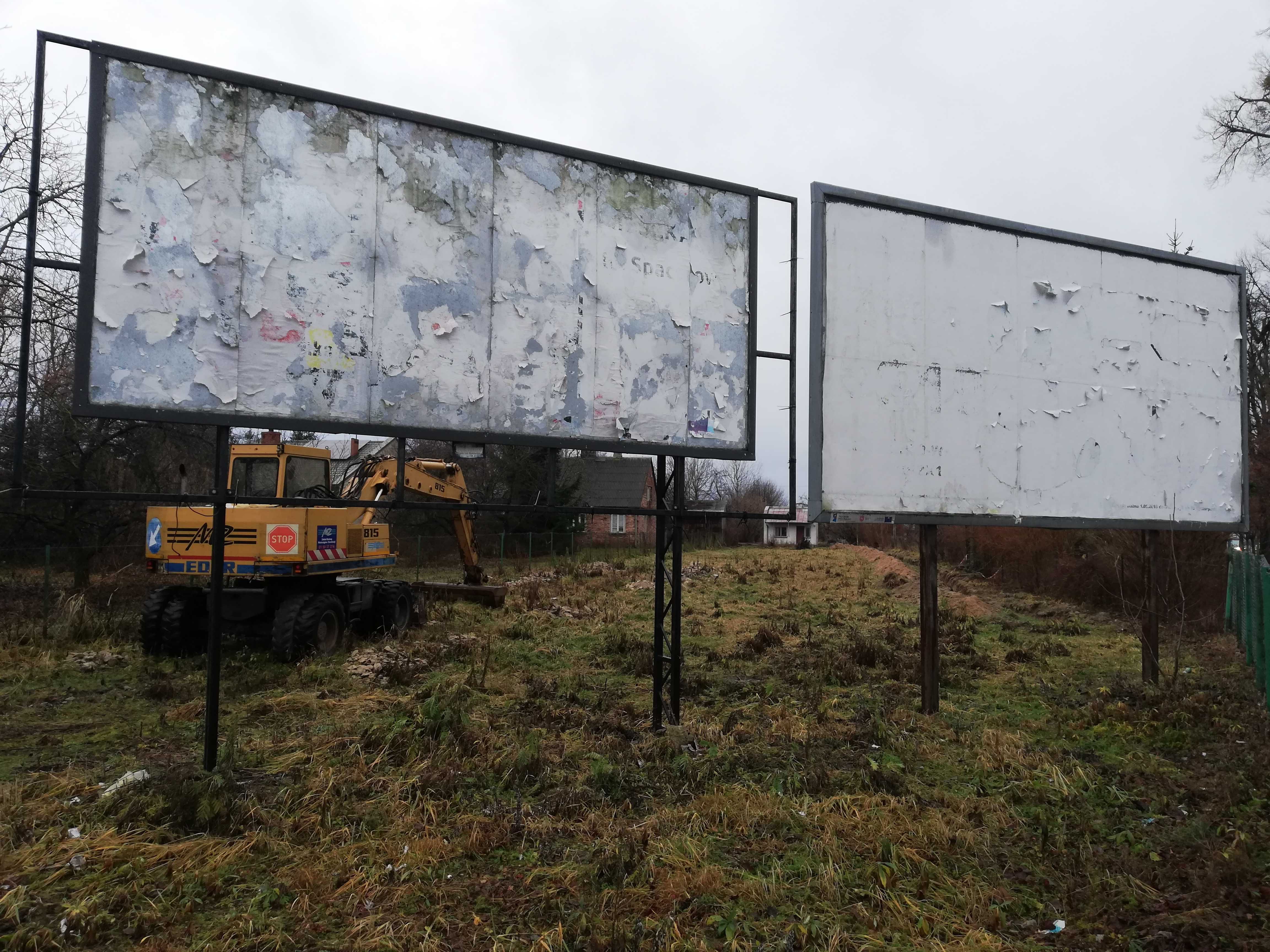 bilbord reklamowy duży solidny prefabrykowany 3x6m okazja tanio