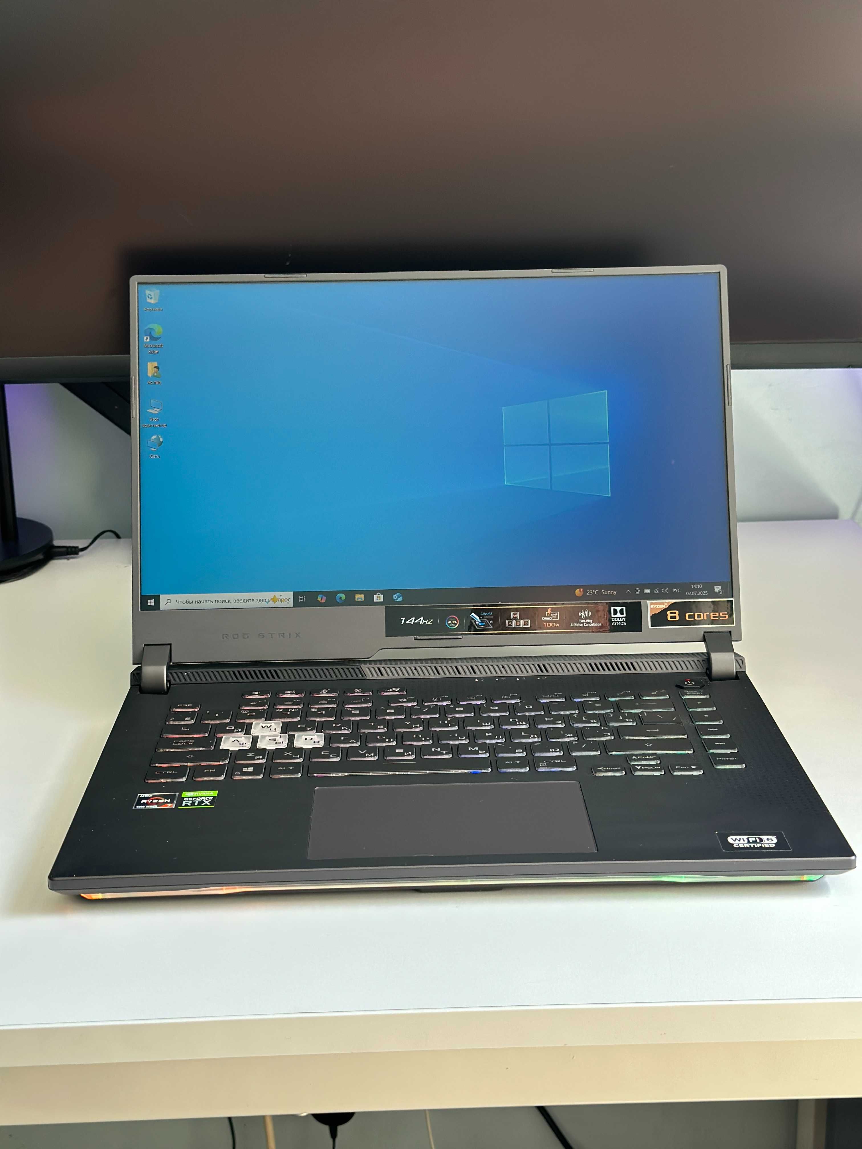 Ноутбук ASUS ROG Strix G15 G513IM/Ryzen7 4800H/RTX 3060/SSD512/RAM32GB