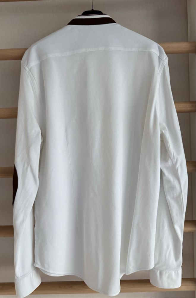 Koszula ze stójką i zamszowymi wstawkami Relaxed fit, ZARA rozmiar XL