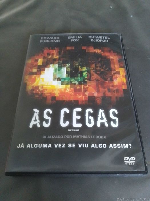 Dvd ÀS CEGAS Filme Ed Furlong Emilia Fox Chiwetel Ejiofor LegPT Ledoux