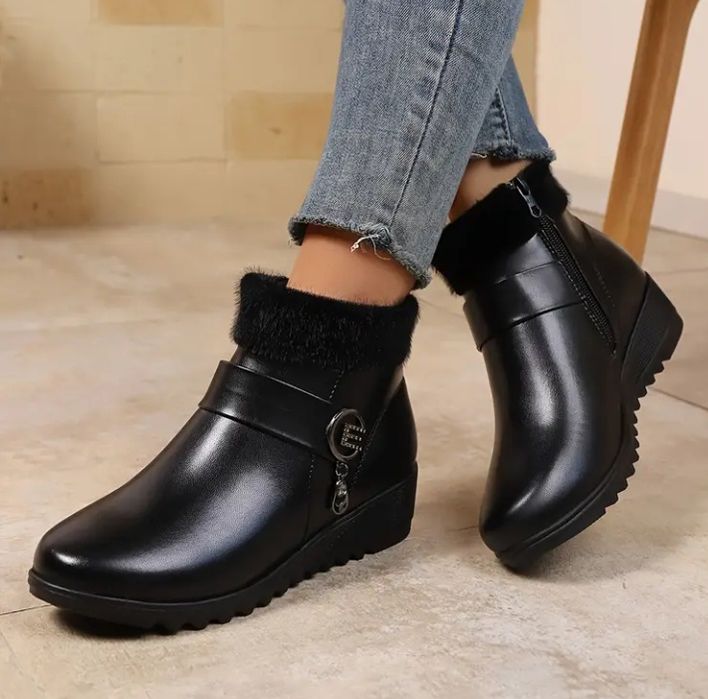 Полусапожки с мехом, стелька 26,4