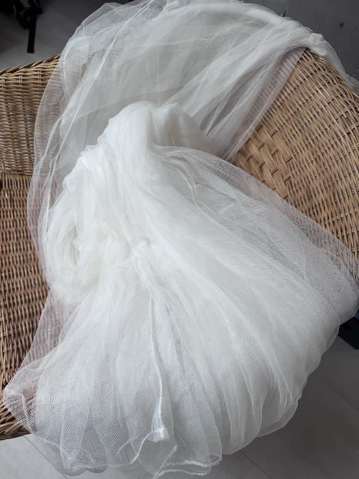 Moskitiera biała na kole