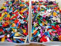 LEGO oryginalne Tile mix, klocki płaskie do wykończeń 100 gram