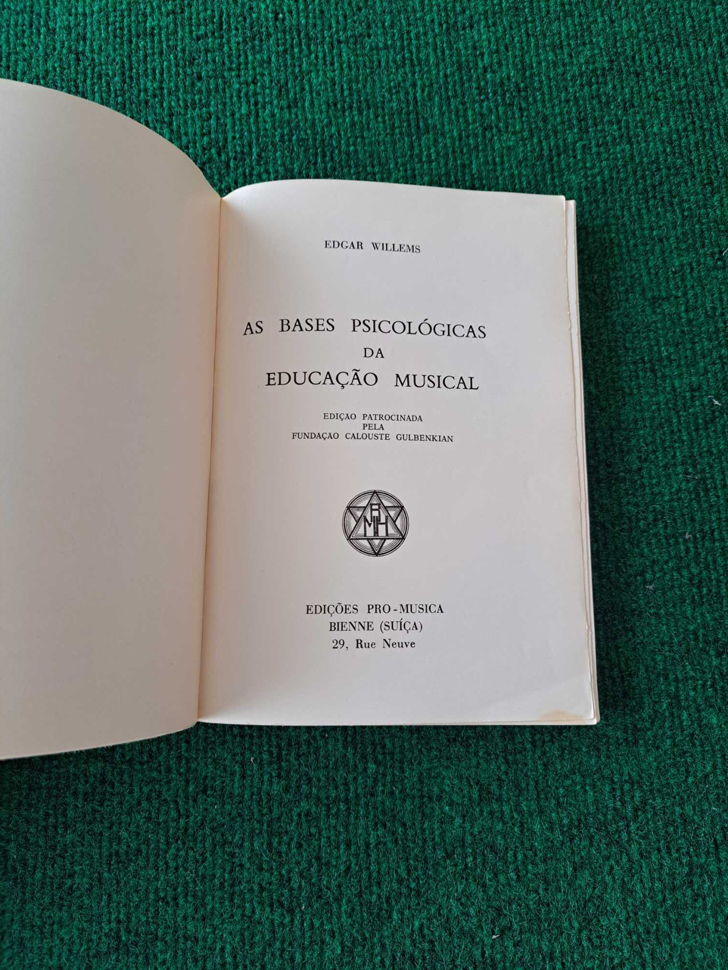 As Bases Psicológicas da Educação Musical -Edgar Willems