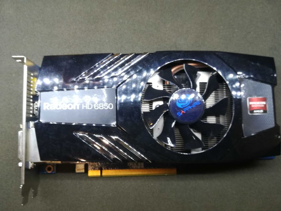 Продам видеокарту  Radeon HD 6850 1GB 256bit рабочая
