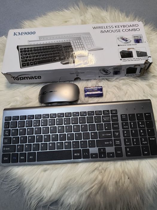 Zestaw bezprzewodowy klawiatura + mysz Topmate KM9000