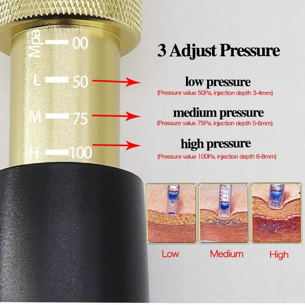 HYALURON PEN 2 EM 1 COM 3 NIVEIS PRESSÃO