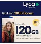 Lycamobile DE Prepaid SIM Karte Internet Flat Lyca Home and GO 120 GB