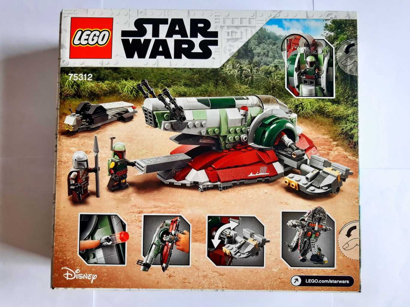 Lego Star Wars 75312 Boba Fett’s Starship (Slave I) selado