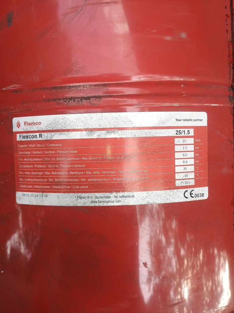 Naczynie przeponowe Flamco 25l