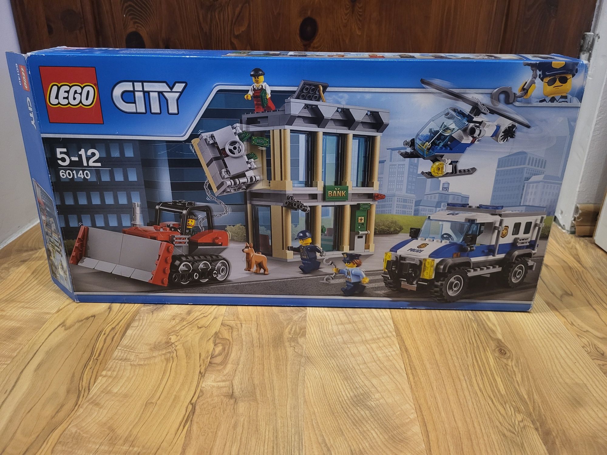 Lego city 60140 włamanie buldożerem