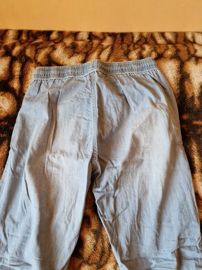 Spodnie jeansowe damskie Terranova ze ściągaczami rozm. 36