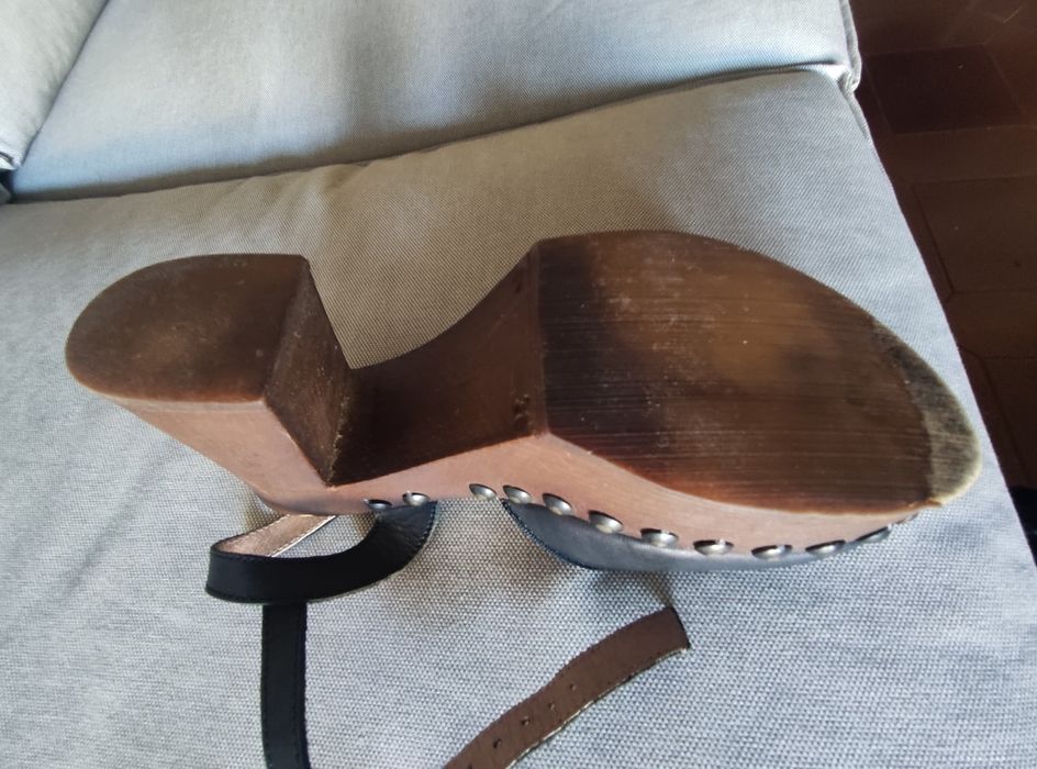 Socas/sandálias pele