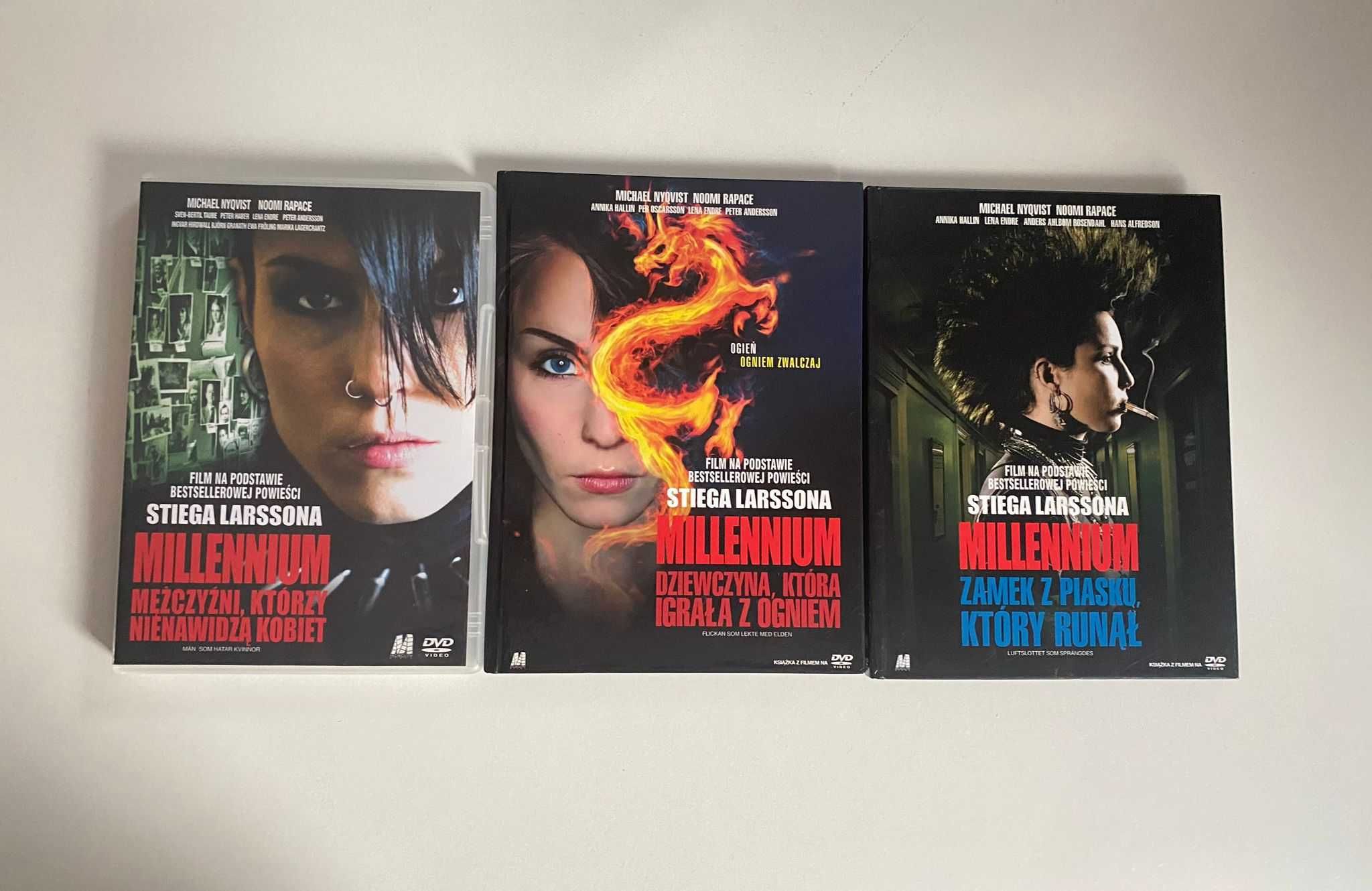 Filmy DVD Zestaw Millennium 1-3 Komplet