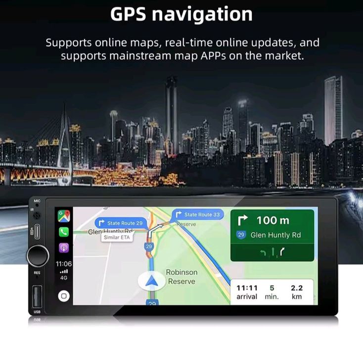 Магнітола 2DIN RM-CP6801 | CarPlay / Android Auto / Mirror Link