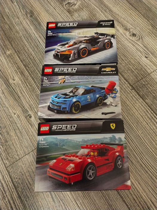 Lego Speed Champions 75890, 75891, 75892
