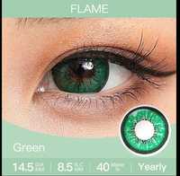 Продам нові контактні лінзи зеленого кольору