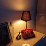 Telefon stacjonarny  retro dekoracja