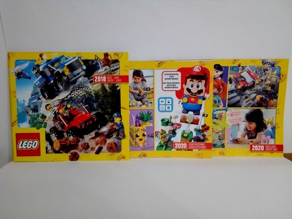 Catálogos lego antigos e recentes
