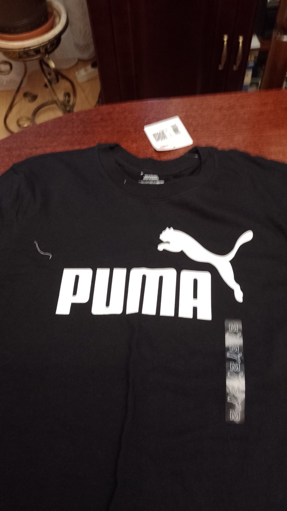 Czarny t-shirt Puma